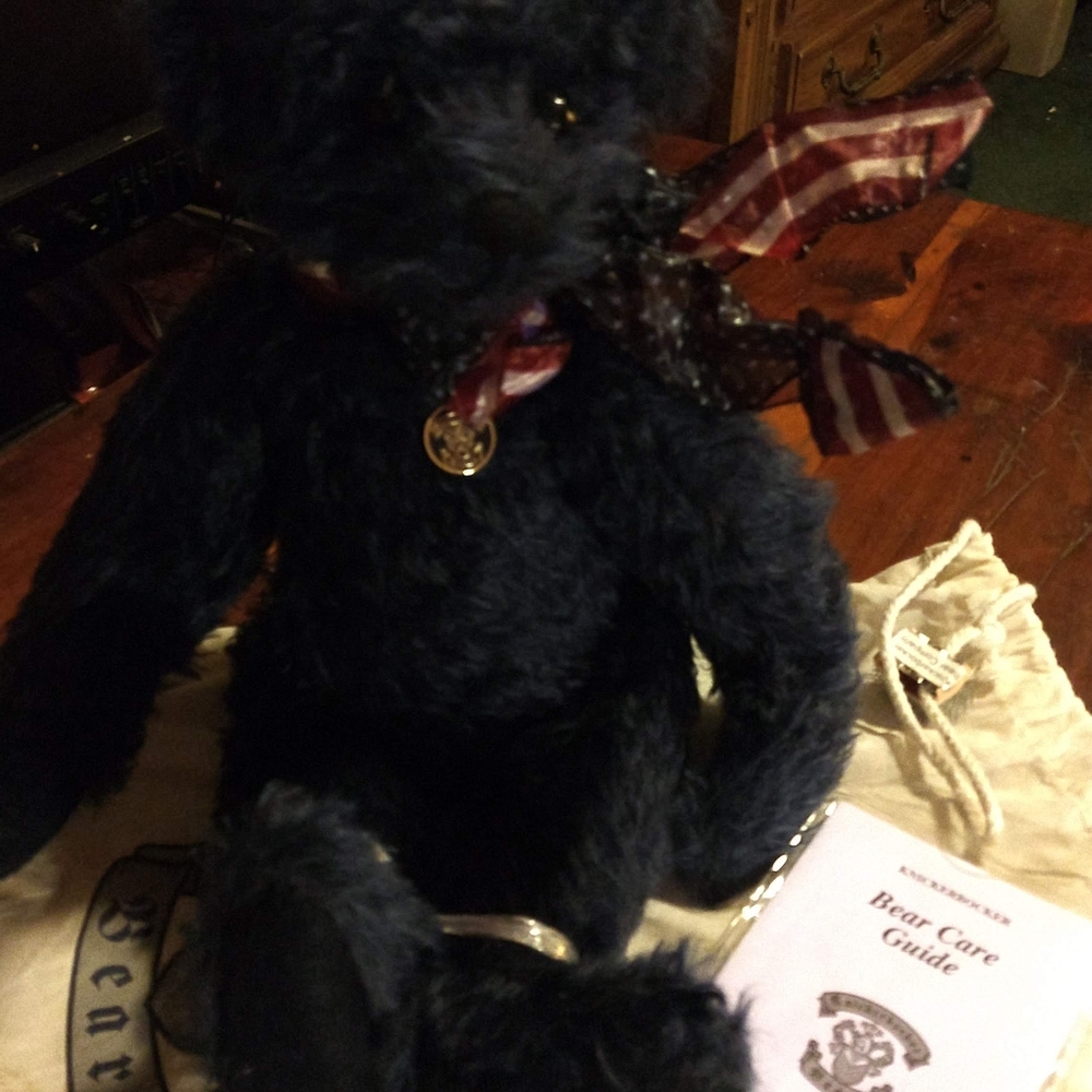 Knickerbocker Blue Bear,, Collectible